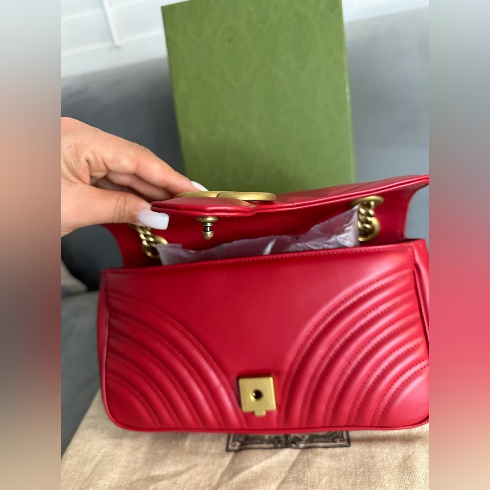 NWT Gucci Matelasse GG Marmont Shoulder Bag - Picture 12 of 15